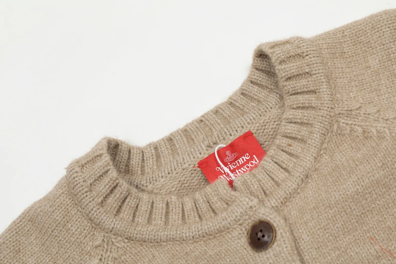 VIVI128 vivienne west wood scarf cardigan top original restoration size 1 code 2 code color coffee dark gray